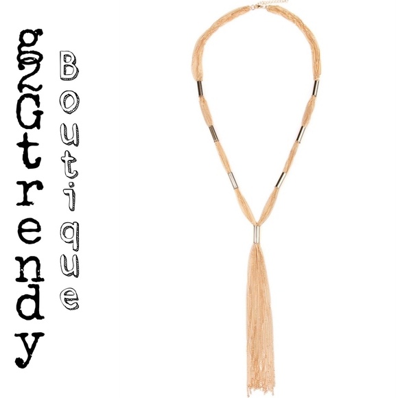 HP🎉Gold chain tassel necklace - Picture 2 of 3